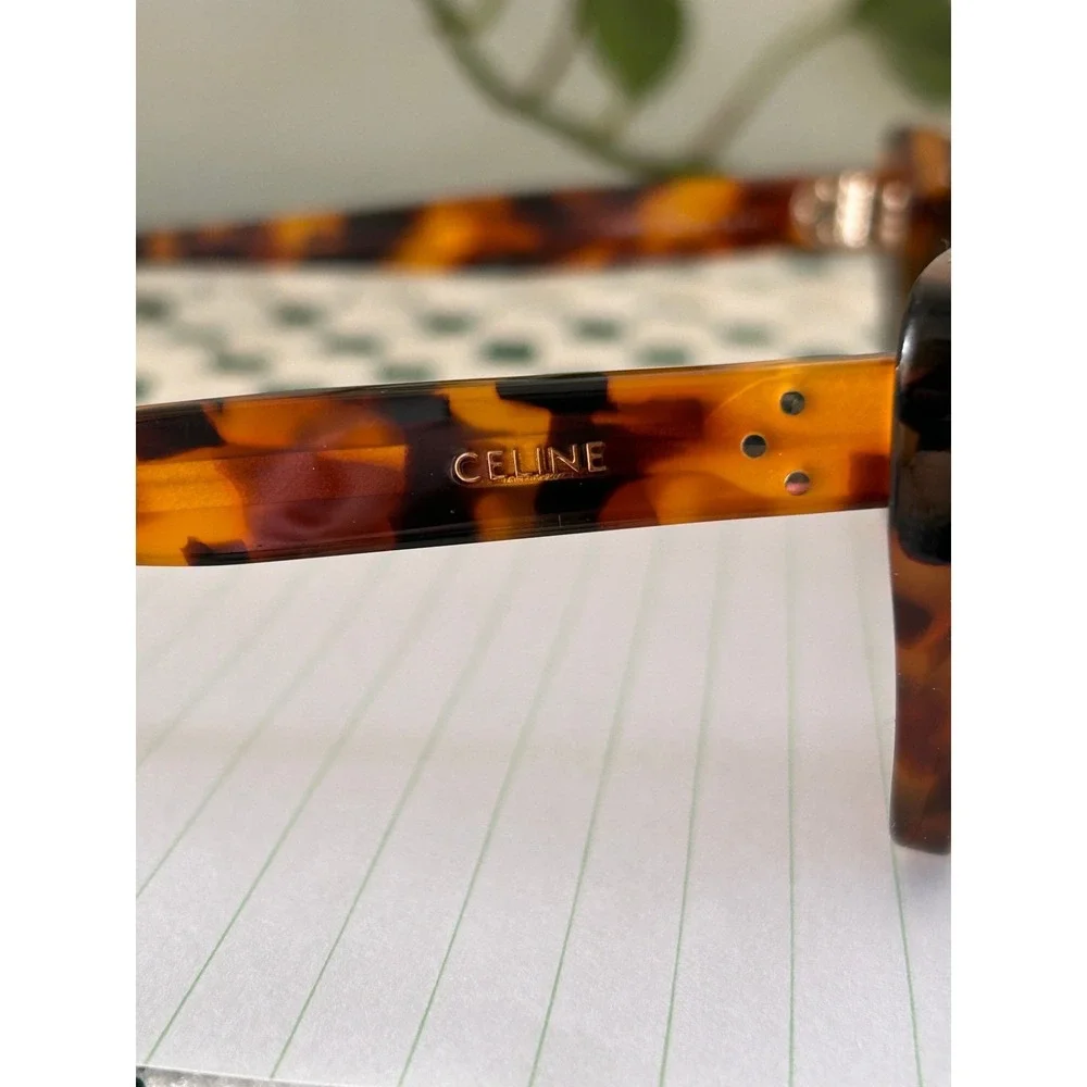 Celine CL40187I Cat Eye Sunglasses Dark Havana Tortoise Shell Made in Italy 51mm